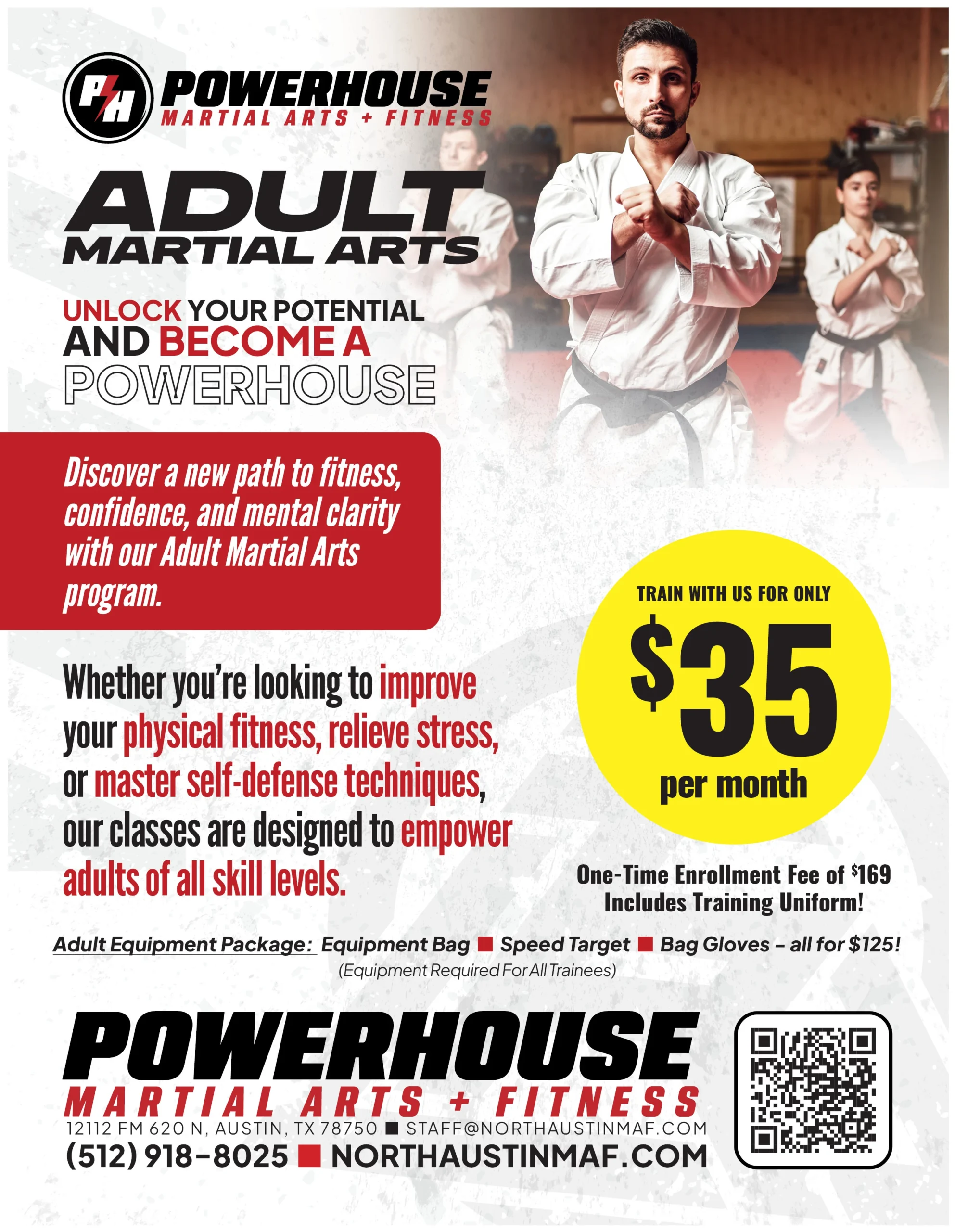 Powerhouse MAF Adults Martial Arts Flyer